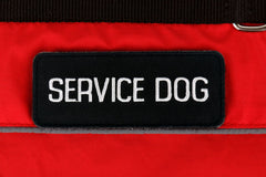 Service Dog Vest Harness Animal Light Weight Reflective Adjustable XXS - XL- RED
