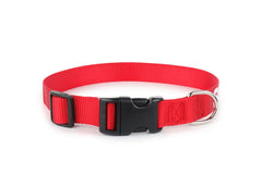 ALL ACCESS K-9 Service Dog Collar Canine Adjustable Red Reflective Buckle XS-XL