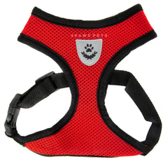 Soft Dog Pet Harness Breathable Comfortable Many Colors Puppy S M Black Red Blue